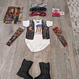 Biker costume 18-24 month